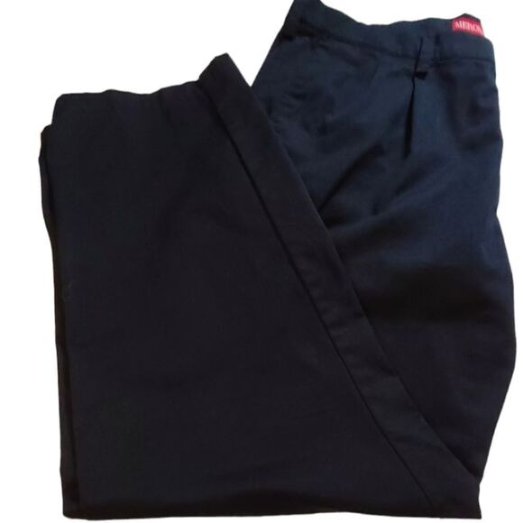 Merona Slacks Men's Black Pleated Tailored Classic sz 38/32 - Picture 12 of 13